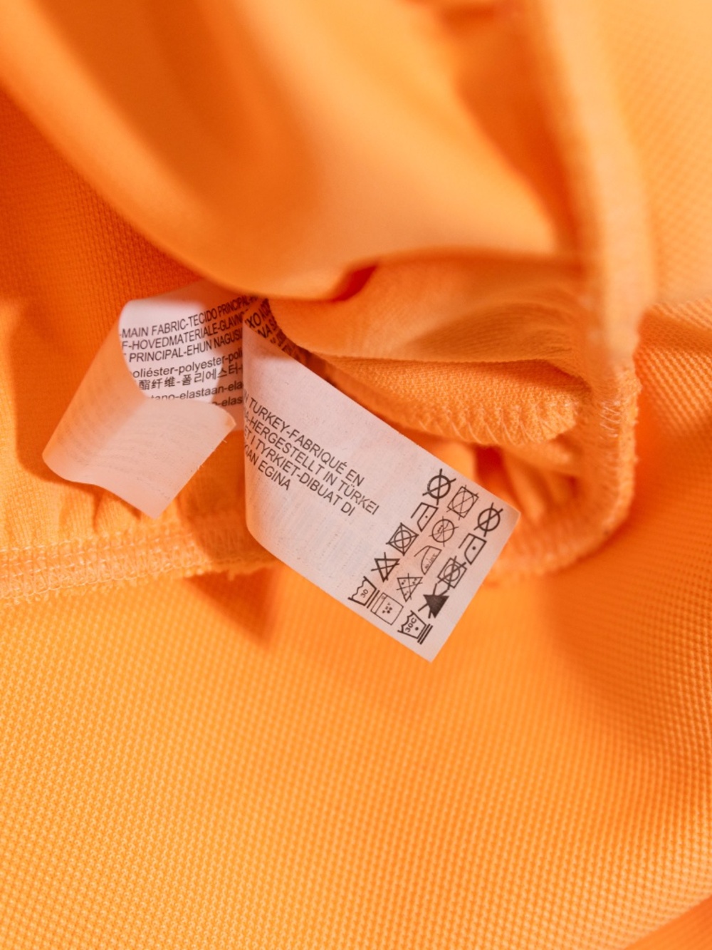 Zara Women's Neon Orange Highlighter Full Zip Cropped Hoodie Jacket Small - Picture 3 of 4